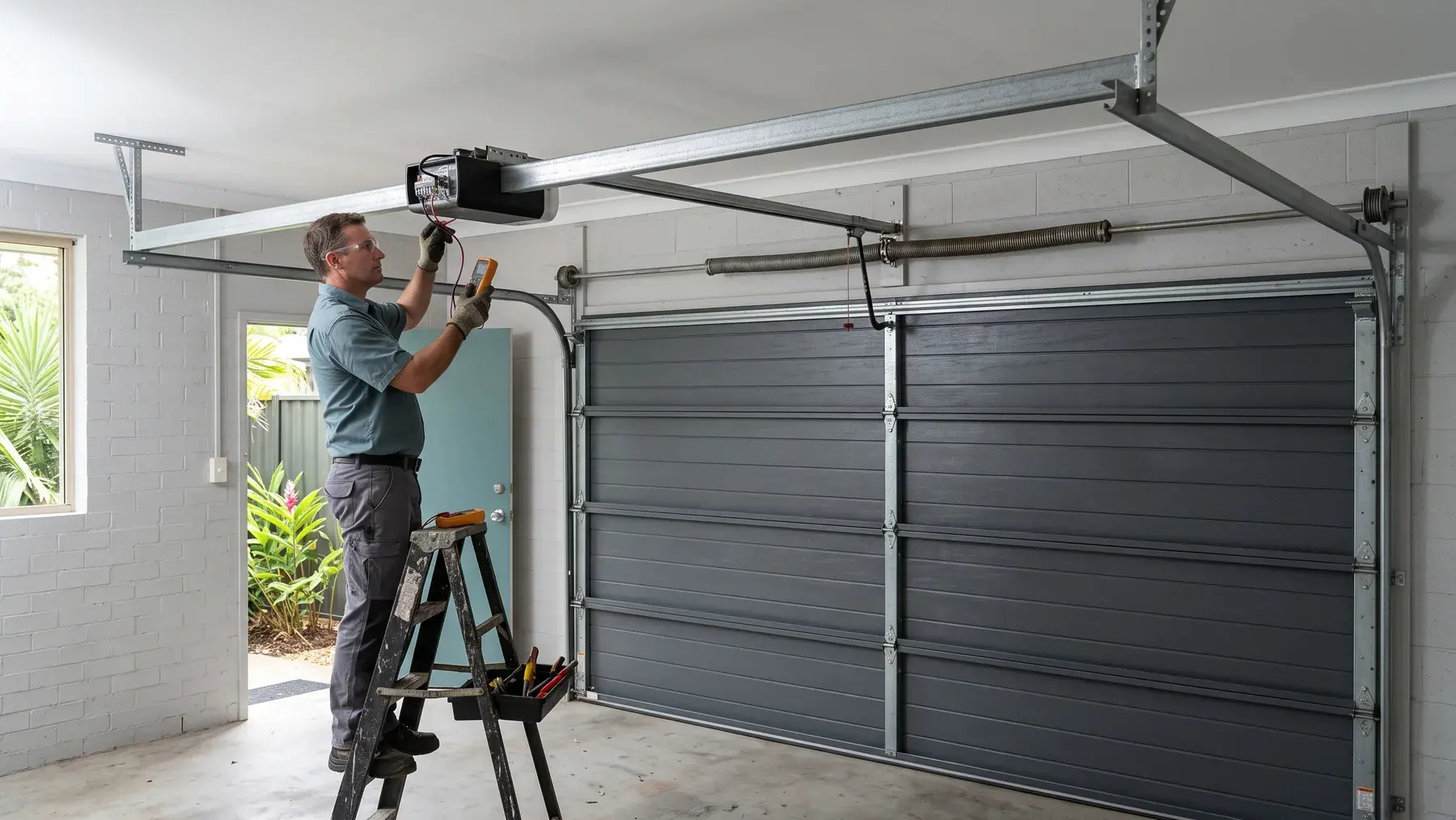Garage Door Won’t Open: Motor Problem or Broken Spring?