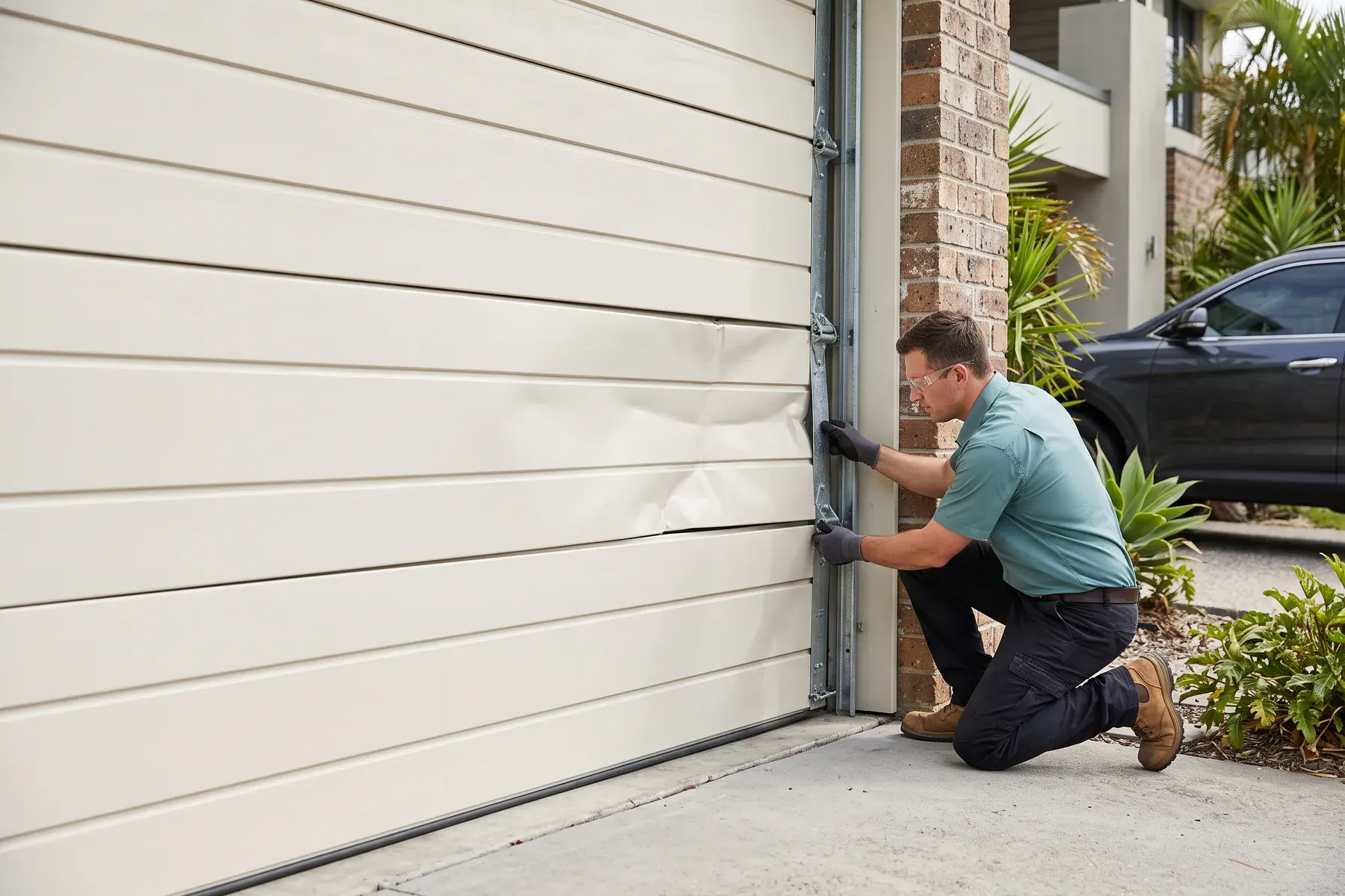 Illustrative sectional & panel-lift door repairs assessment
