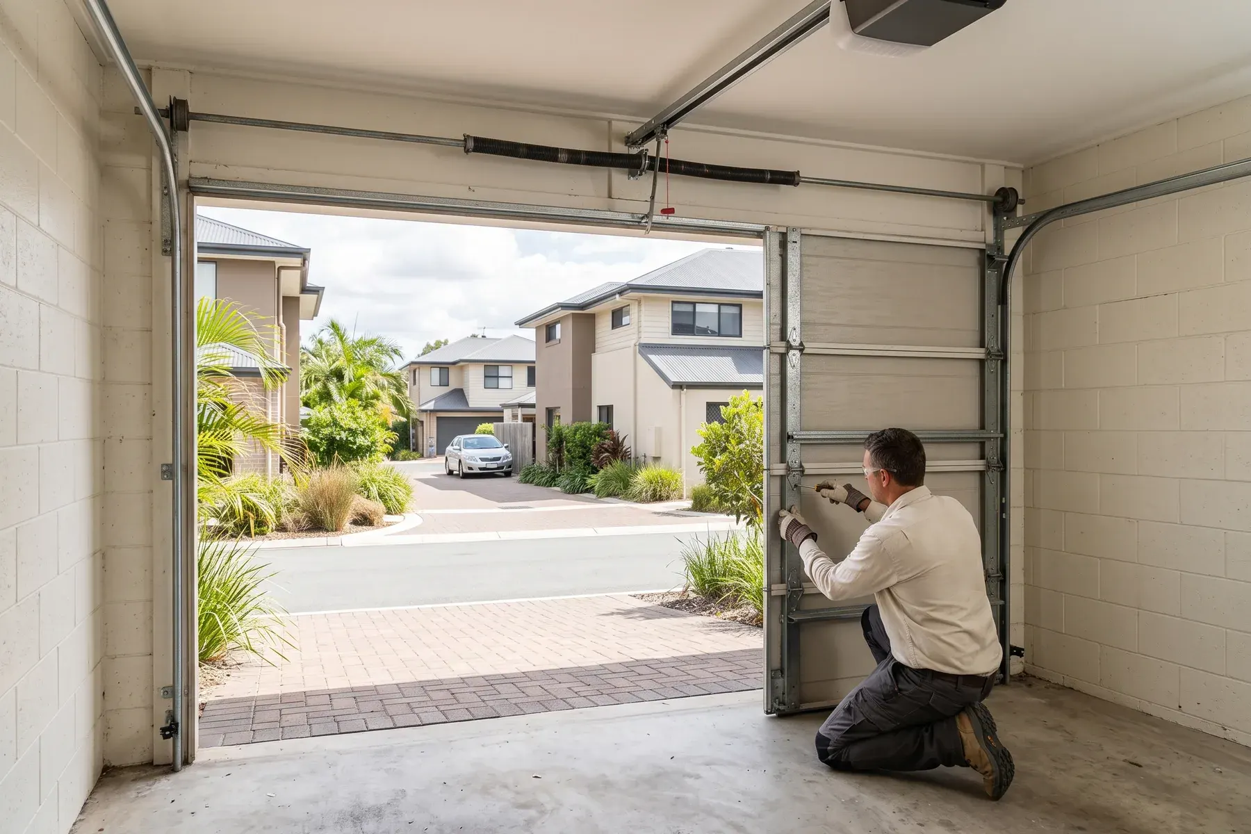 Representative Gold Coast residential garage setting