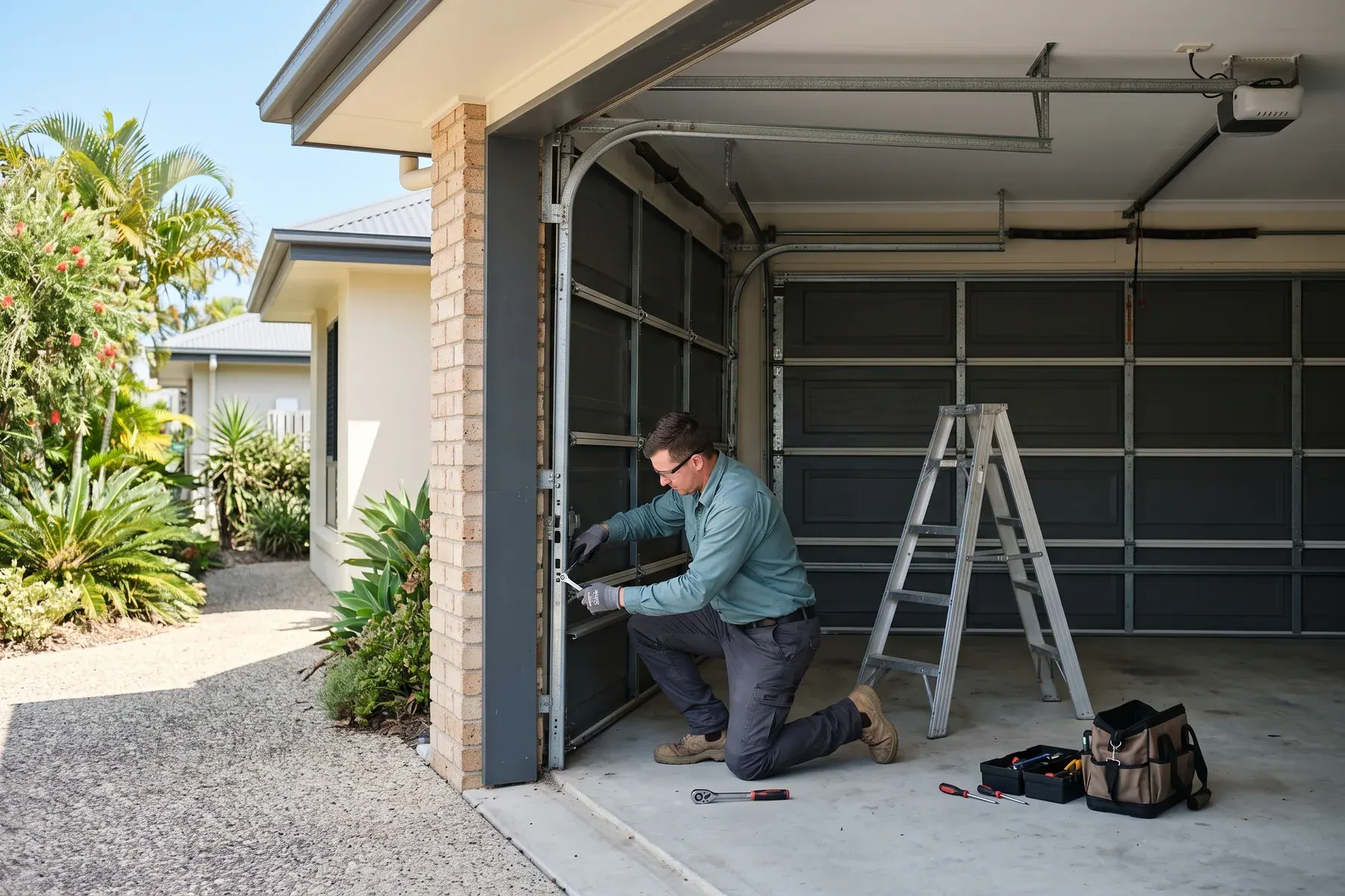 Representative Gold Coast residential garage setting