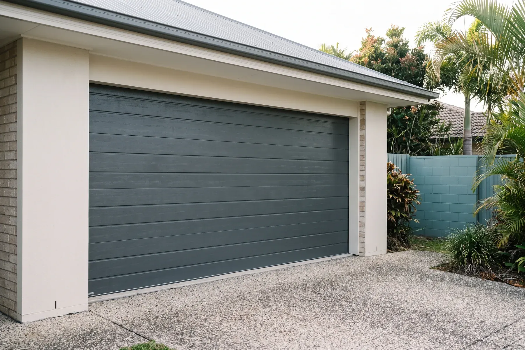 Residential garage setting representative of Helensvale enquiries