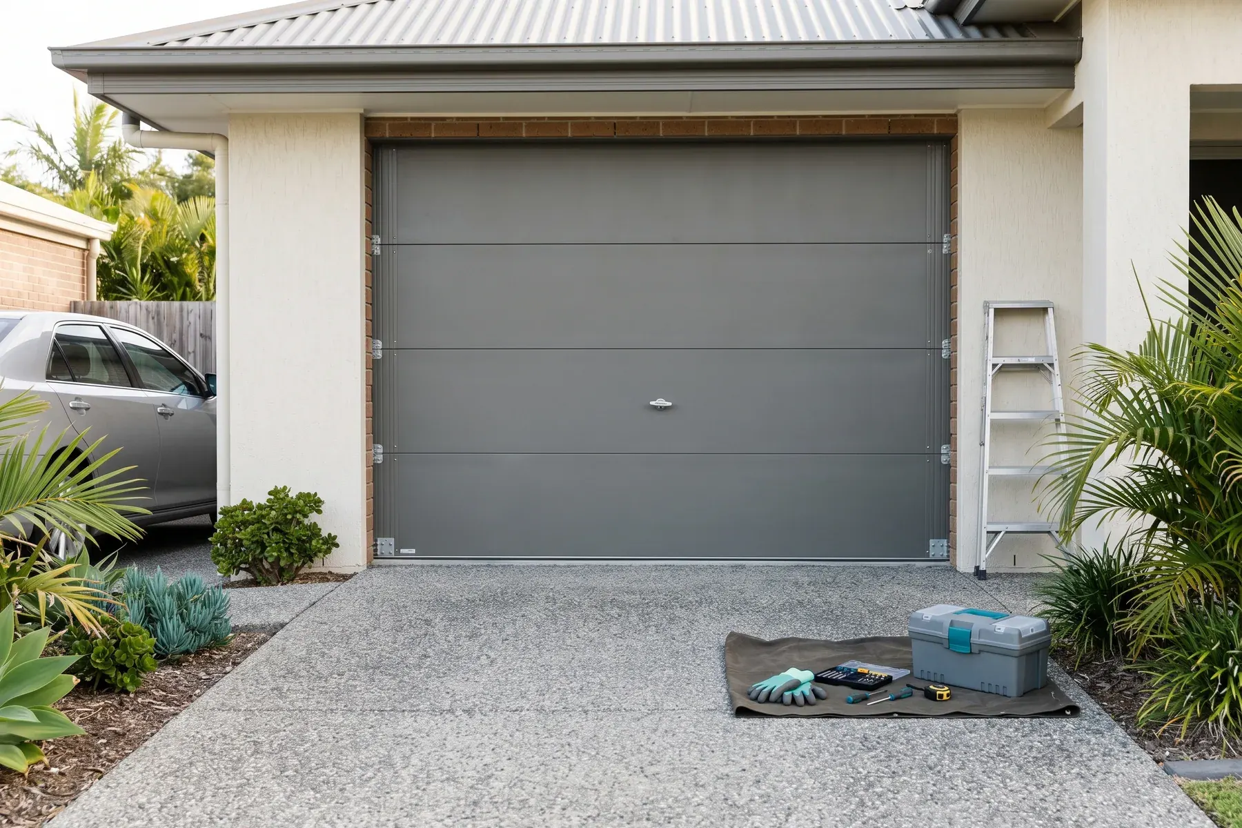 Residential garage setting representative of Labrador enquiries