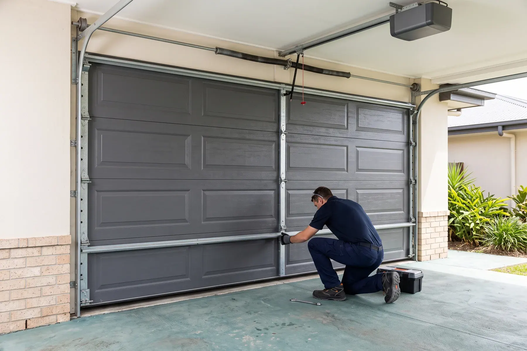 Residential garage setting representative of Nerang enquiries
