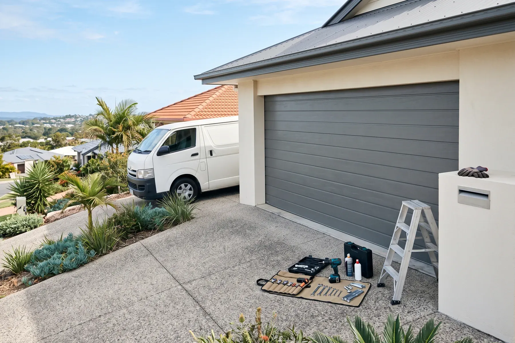 Representative Gold Coast residential garage setting