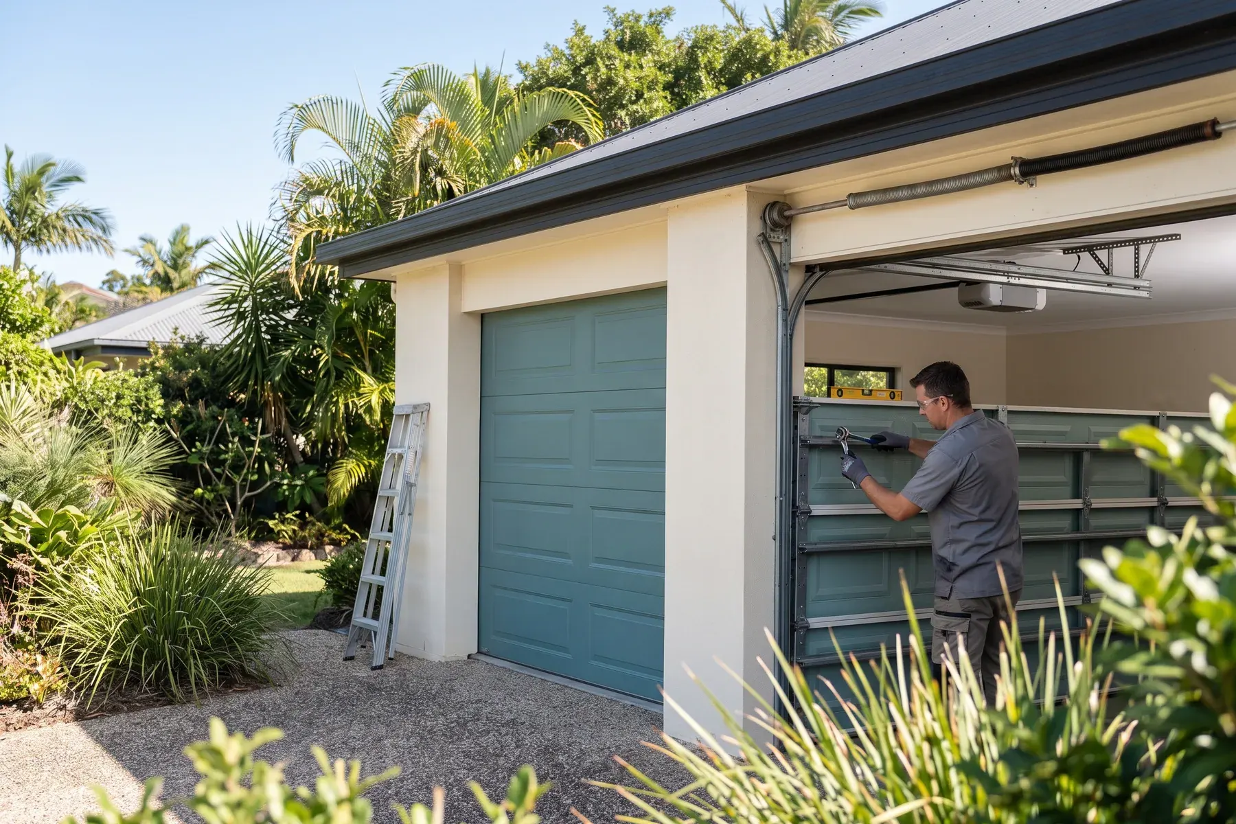 Representative Gold Coast residential garage setting